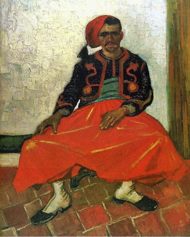 The Seated Zouave by Vincent van Gogh