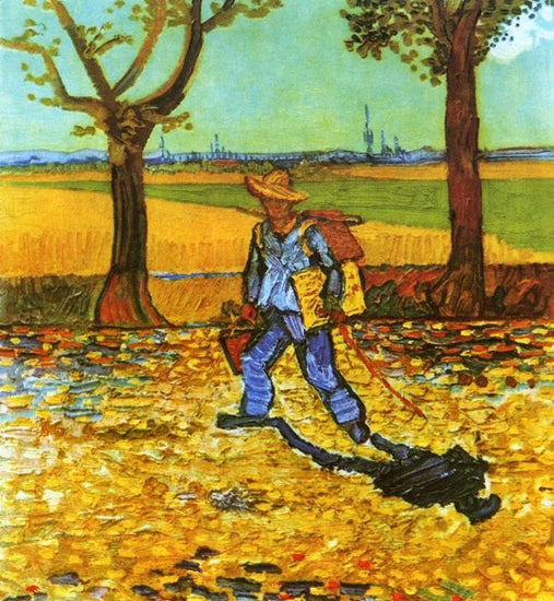 The Painter On His Way To Work by Vincent van Gogh