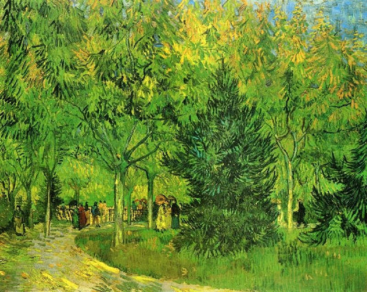 A Lane In The Public Garden At Arles by Vincent van Gogh