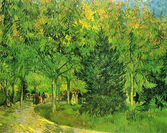 A Lane In The Public Garden At Arles by Vincent van Gogh