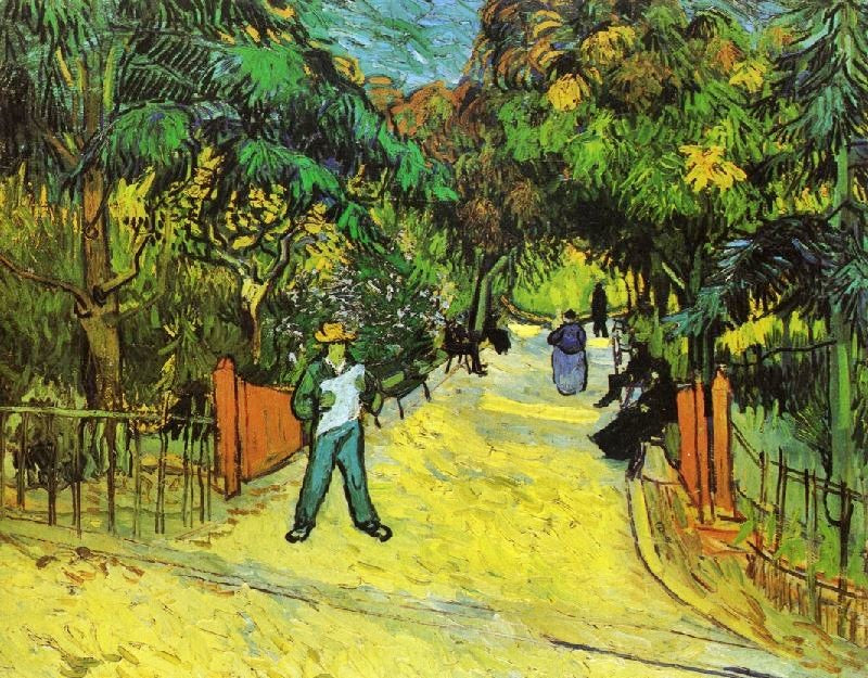 Entrance To The Public Park In Arles by Vincent van Gogh