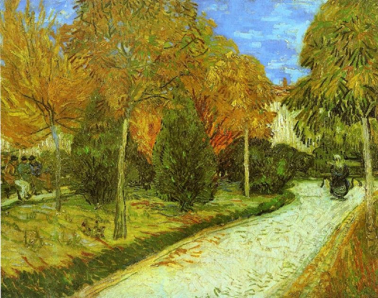The Public Park At Arles by Vincent van Gogh