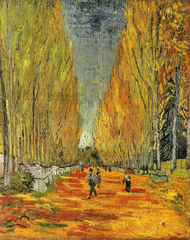 Les Alychamps by Vincent van Gogh