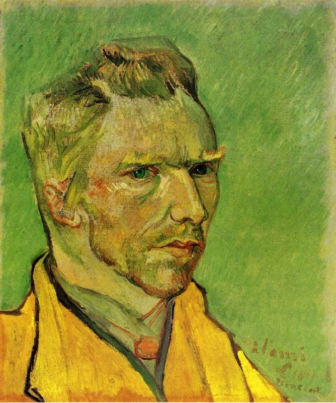 Self Portrait Dedicated To Charles Laval by Vincent van Gogh