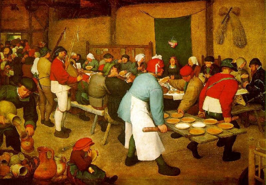 Peasant Wedding by Pieter Bruegel the Elder