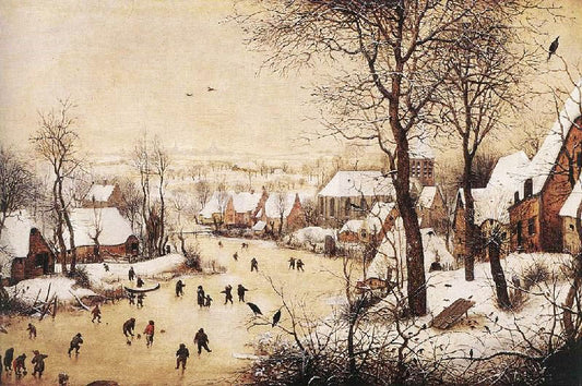 Winter Landscape With Skaters And Bird Trap by Pieter Bruegel the Elder