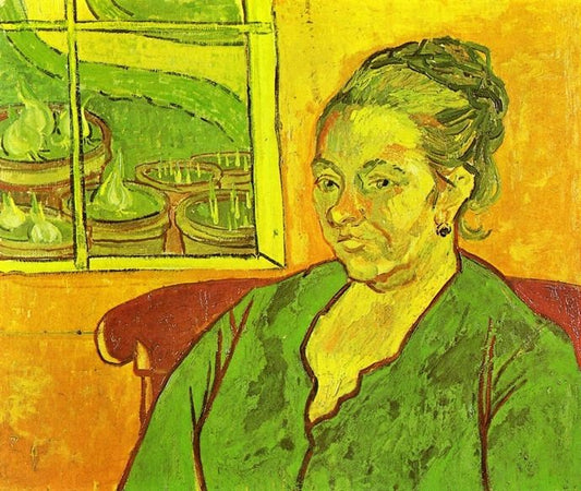 Portrait Of Madame Augustine Roulin by Vincent van Gogh