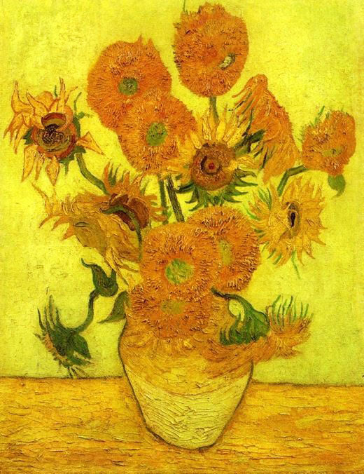 Still Life: Vase With Fifteen Sunflowers by Vincent van Gogh