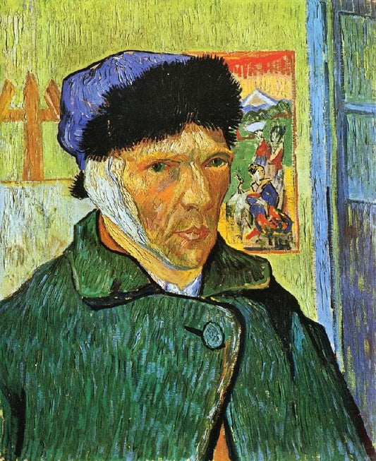 Self Portrait With Bandaged Ear by Vincent van Gogh