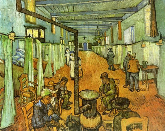 Ward In The Hospital At Arles by Vincent van Gogh