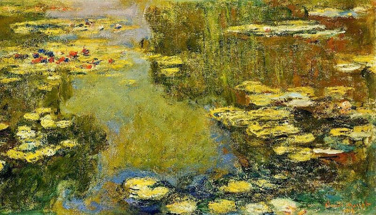 The Water-Lily Pond, Detail by Claude Oscar Monet
