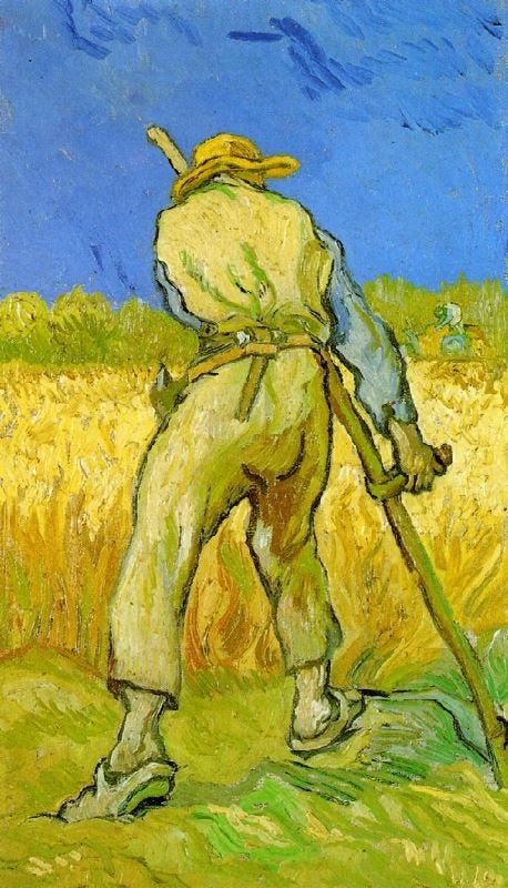 The Reaper, After Millet by Vincent van Gogh