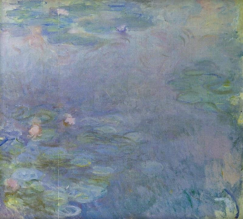 PALE WATER-LILIES, DETAIL