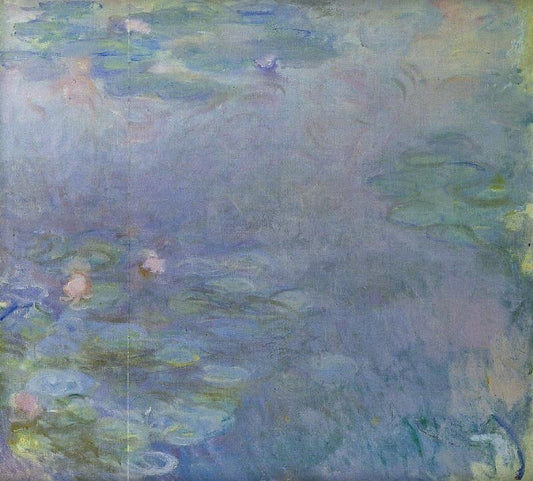 Pale Water-Lilies, Detail by Claude Oscar Monet