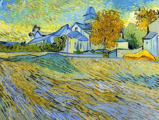 View Of The Church Of Saint-Paul-De-Mausole by Vincent van Gogh