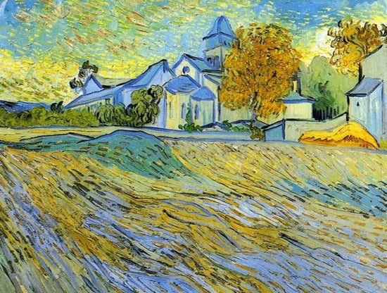 View Of The Church Of Saint-Paul-De-Mausole by Vincent van Gogh