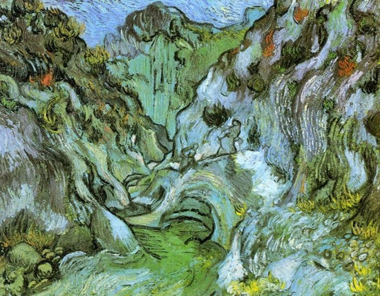 Le Peiroulets Ravine by Vincent van Gogh