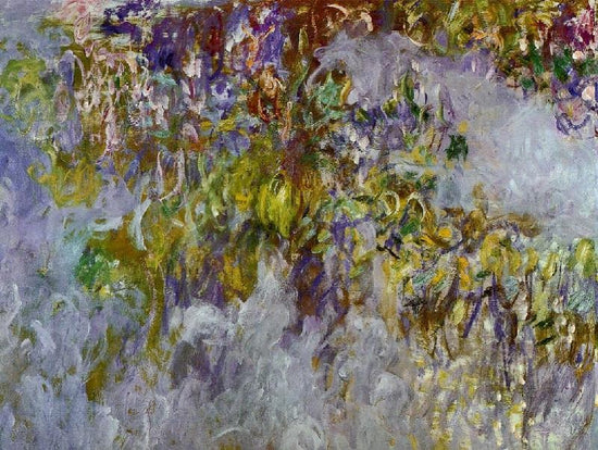 Wisteria, Left Half by Claude Oscar Monet