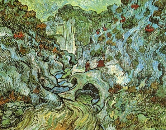 Les Peiroulets Ravine by Vincent van Gogh