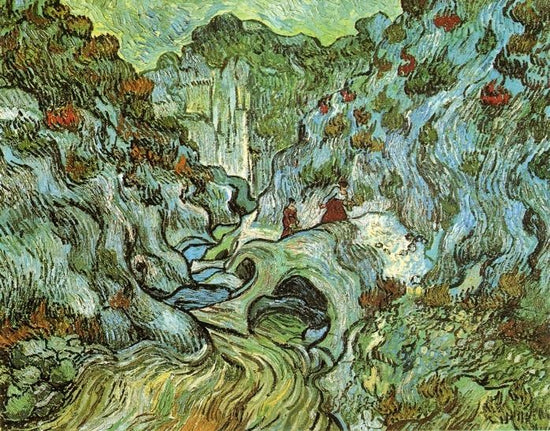 Les Peiroulets Ravine by Vincent van Gogh