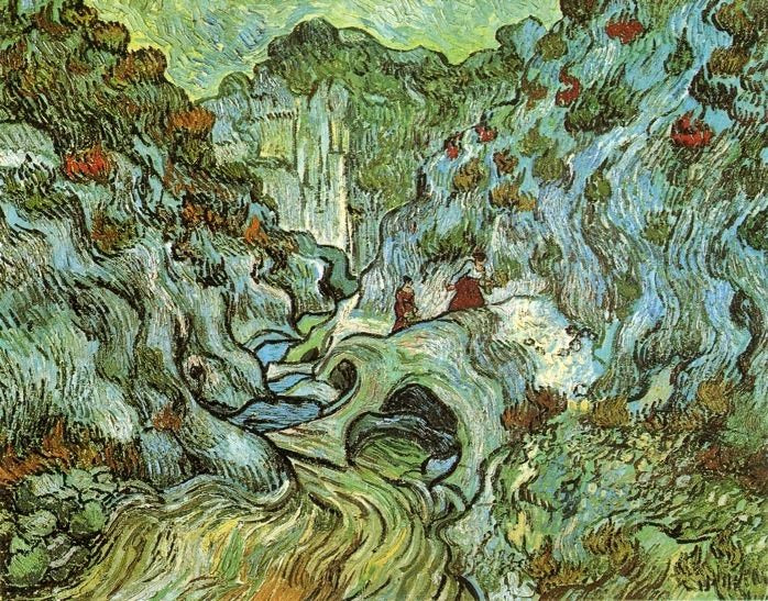 Les Peiroulets Ravine by Vincent van Gogh