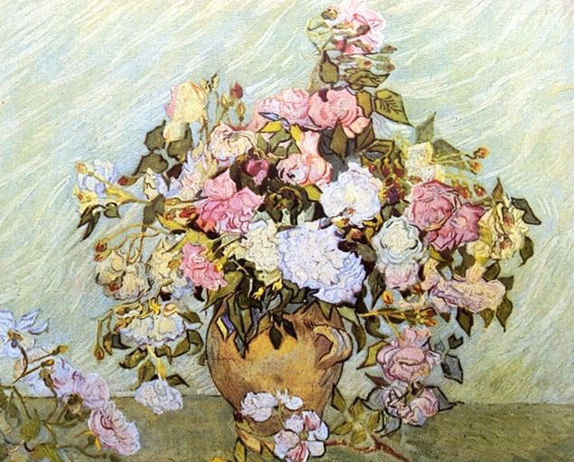 Still Life: Vase With Roses by Vincent van Gogh