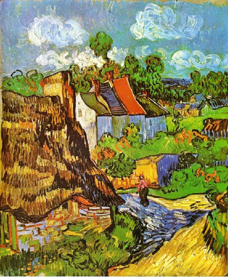 Houses In Auvers by Vincent van Gogh