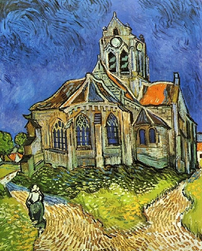 Church At Auvers (The Church At Auvers) by Vincent van Gogh