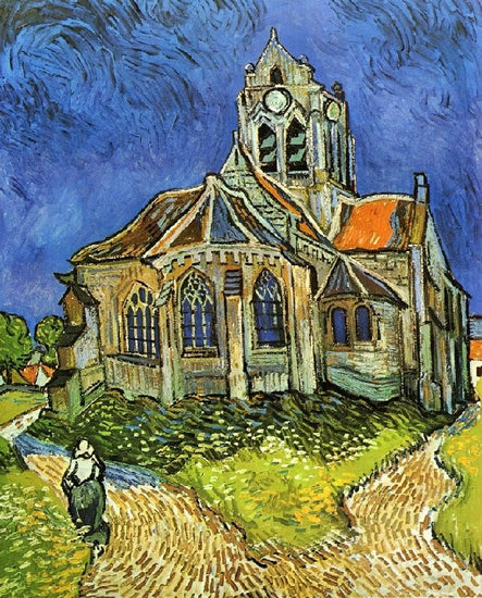 Church At Auvers (The Church At Auvers) by Vincent van Gogh