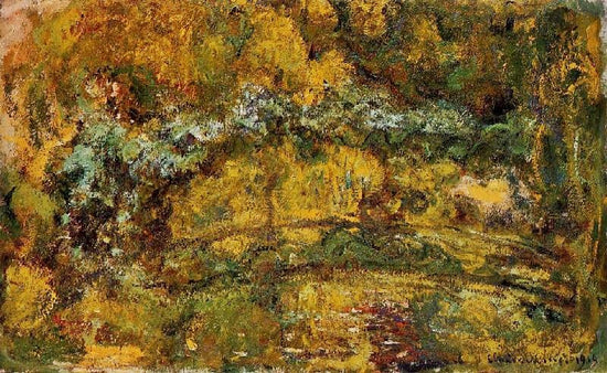 The Footbridge Over The Water-Lily Pone by Claude Oscar Monet