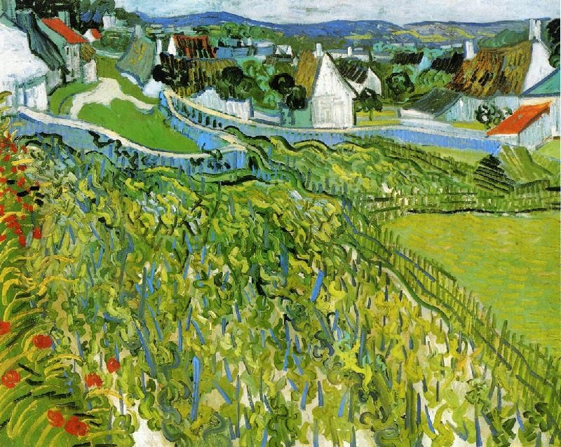 VINEYARDS WITH A VIEW OF AUVERS