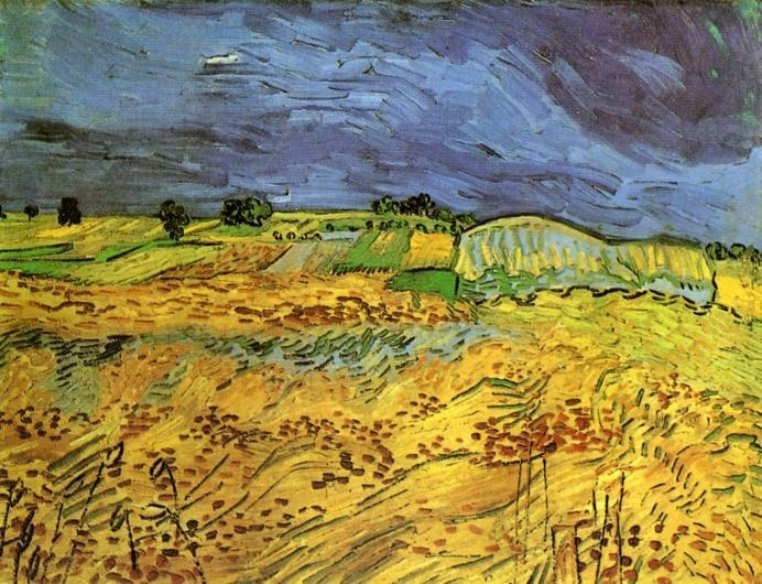 The Plain At Auvers by Vincent van Gogh