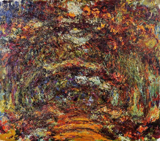 The Path Under The Rose Arches, Giverny by Claude Oscar Monet