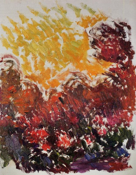 The Garden At Giverny by Claude Oscar Monet
