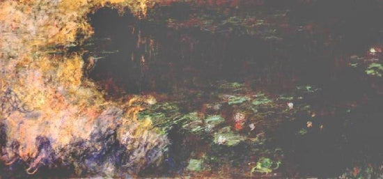 Reflections Of Clouds On The Water-Lily Pond, Tryptich, Right Panel by Claude Oscar Monet