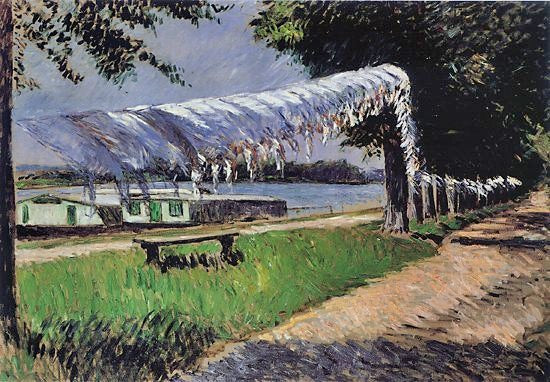 Laundry Drying by Gustave Caillebotte