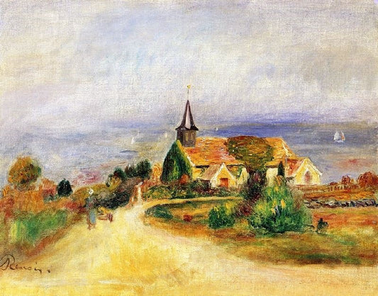 Village By The Sea by Pierre Auguste Renoir