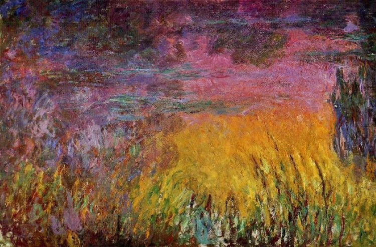 Sunset, Left Half by Claude Oscar Monet