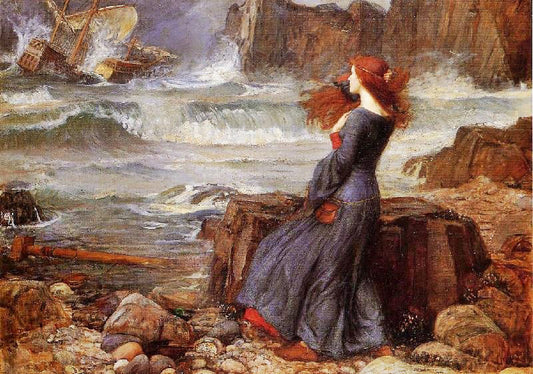 Miranda, The Tempest by John William Waterhouse