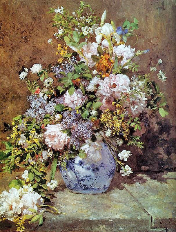 Spring Bouquet by Pierre Auguste Renoir