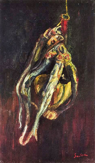 Herrings And A Bottle Of Chianti by Chaim Soutine