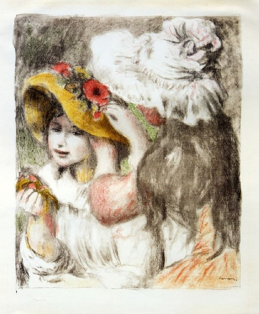The Hatpin by Pierre Auguste Renoir