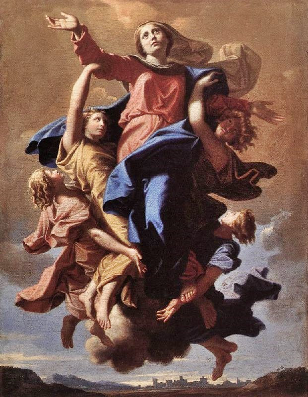 The Assumption Of The Virgin by Nicolas Poussin
