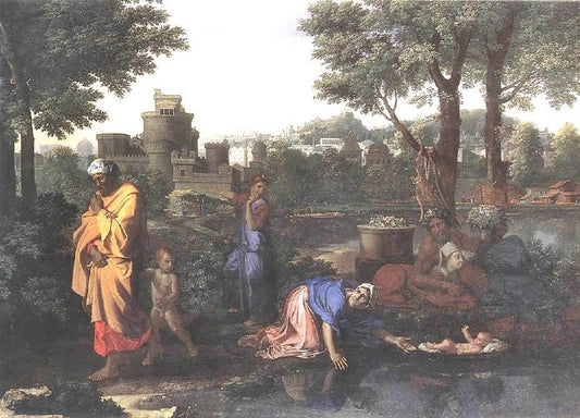 The Exposition Of Moses by Nicolas Poussin