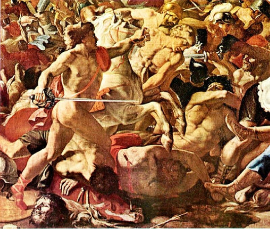 Victory Of Joshua Over The Amorites by Nicolas Poussin