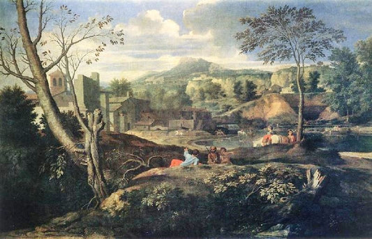 Ideal Landscape by Nicolas Poussin