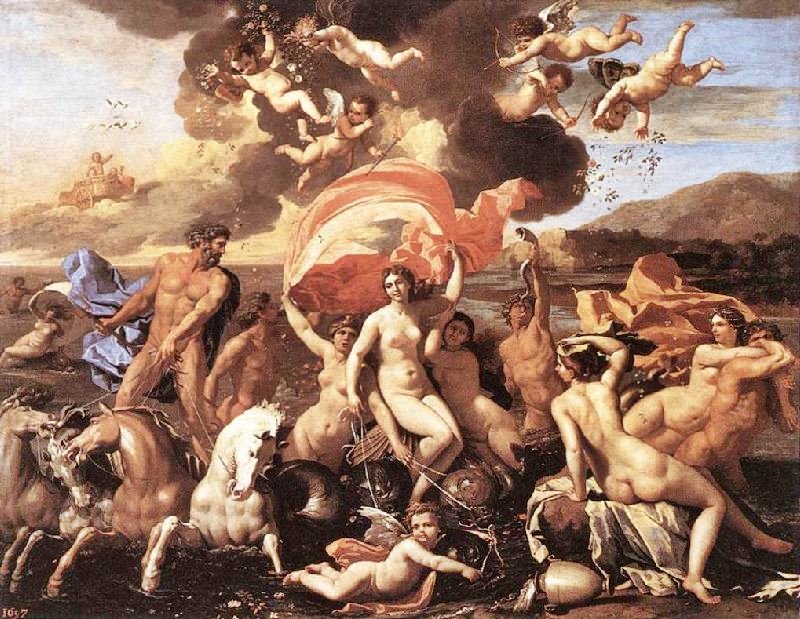 The Triumph Of Neptune by Nicolas Poussin