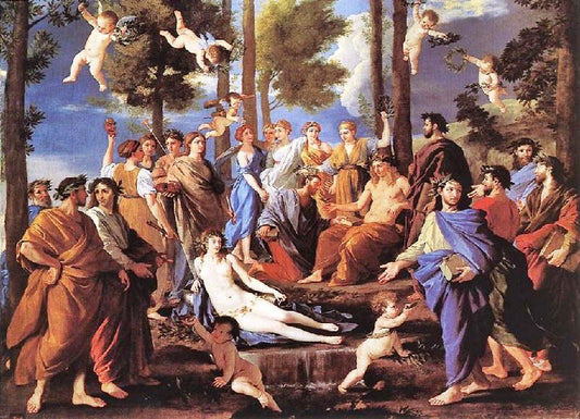 Apollo And The Muses by Nicolas Poussin
