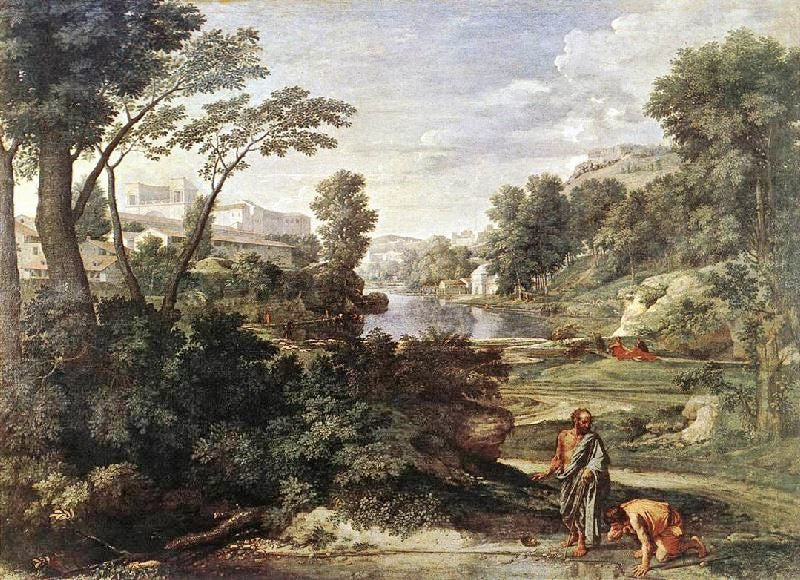 Landscape With Diogenes by Nicolas Poussin