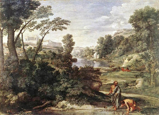 Landscape With Diogenes by Nicolas Poussin